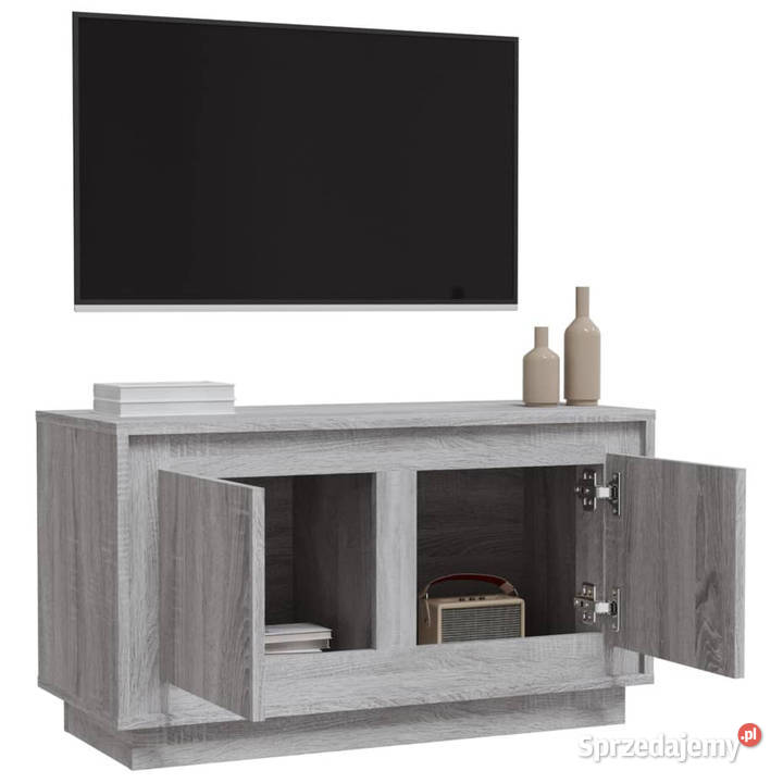 Szafka pod telewizor szary dąb sonoma 80x35x45 mazowieckie sprzedam