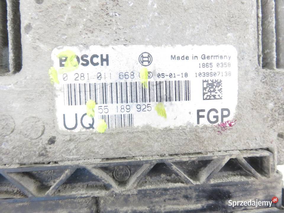 STEROWNIK OPEL ASTRA H 19 CDTI 55189925 osobowe