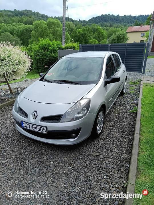 Renault Clio 3 2007 15dci 4/5 śląskie Milówka