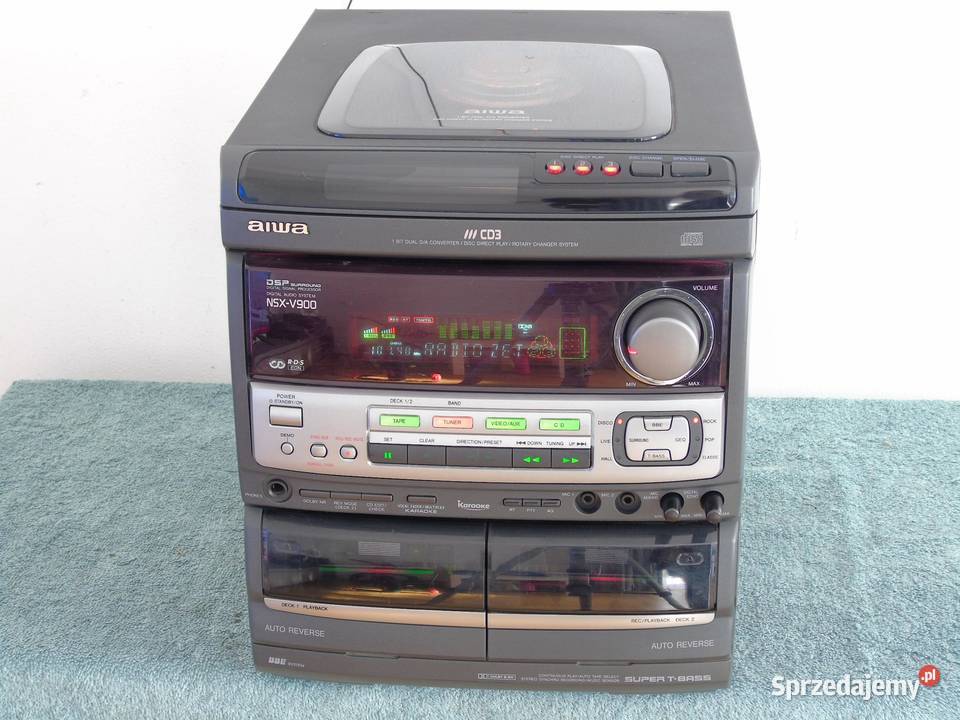 Wieża Aiwa RDS CXNV900 AUX mocna 510 wat DOSTAWA Jasło