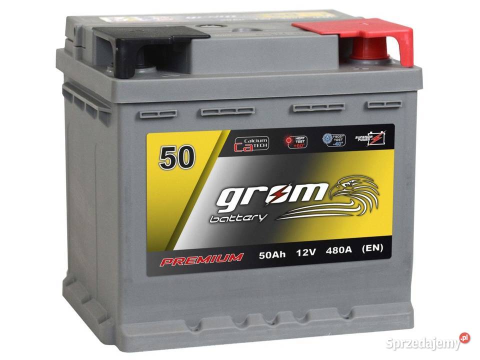 Akumulator GROM Premium 50Ah 480A Specpart zachodniopomorskie Koszalin