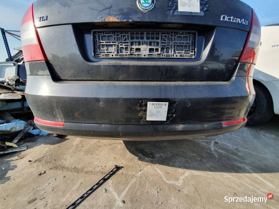 ZDERZAK TYŁ SKODA OCTAVIA II LF9R PDC Lipno sprzedam