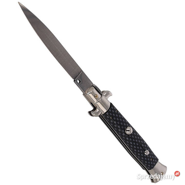 Nóż sprężynowy Frank Beltrame Stiletto Carbon
