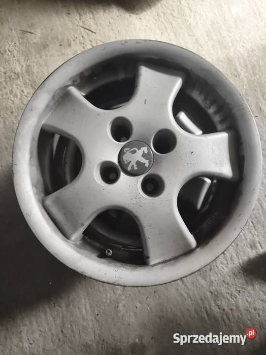 Komplet felg aluminiowych 15 Peugeot Citroen z Średnica 15" małopolskie Bobowa