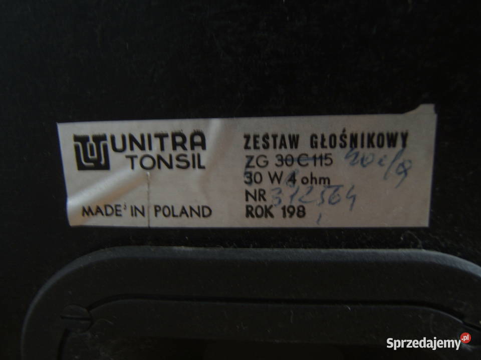 UNITRA Tonsil zestaw głośnikowy ZG40C9 ZG40C9 Chorzów