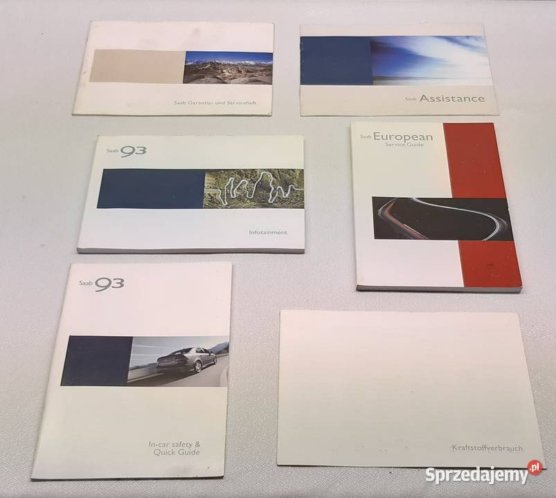 ETUI FUTERAŁ INSTRUKCJA OBSŁUGI SAAB 93 osobowe Pozostałe dolnośląskie Mielęcin