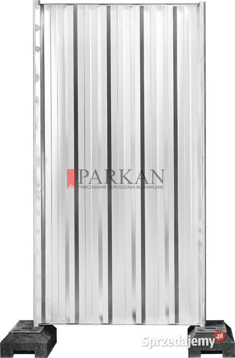 Ogrodzenie budowlane z blachy trapezowej