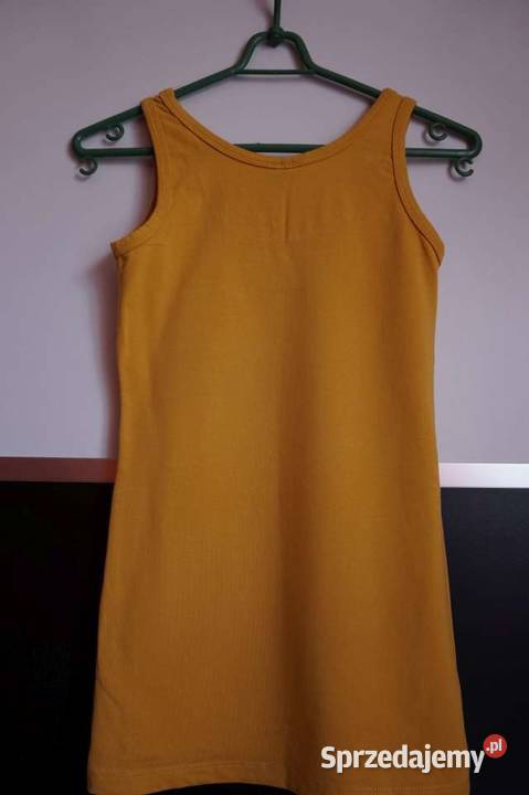 musztardowa Cubus xs 34 koszulka top bokserka Toruń