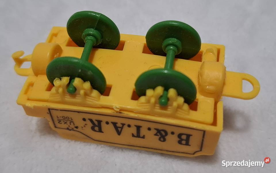 Wagon z węglem wagonik BTAR UX2 1001 6 żółty Czeladź