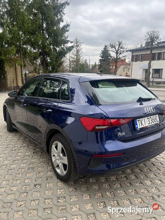 Audi A3 Sportback 30 TFSI 110 2022 19 386 A3 świętokrzyskie Busko-Zdrój