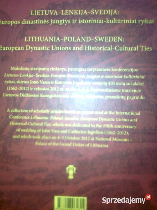 Lithuania Poland Sweden redSaviscevas Uzorka Książki naukowe i popularnonaukowe Warszawa