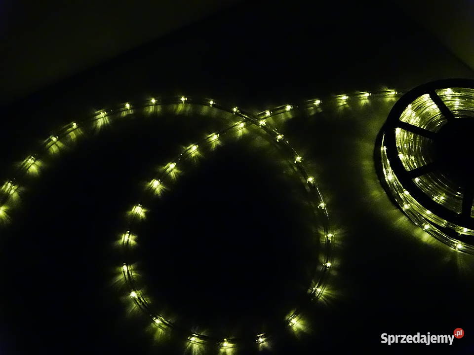 LED wąż świetlny Melinera 10 m biały IP44 lubelskie Biłgoraj