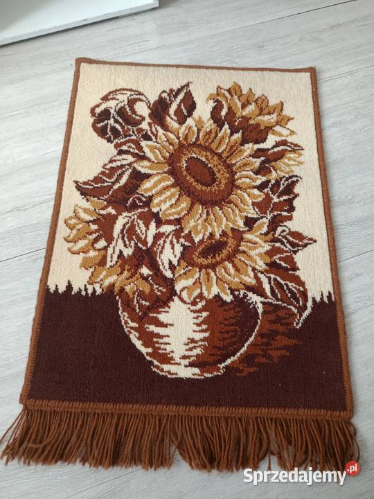 Dywanik gobelin na ścianę prl słoneczniki Weltom Pozostałe zachodniopomorskie Choszczno sprzedam