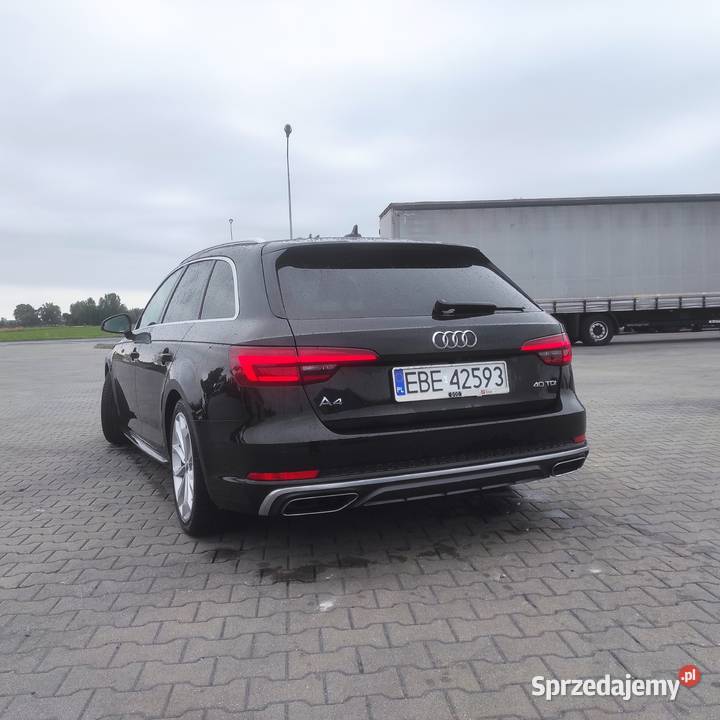 Audi A4 b9 2019 20Tdi 2xsline piękna priv Rok produkcji 2019 łódzkie Szczerców