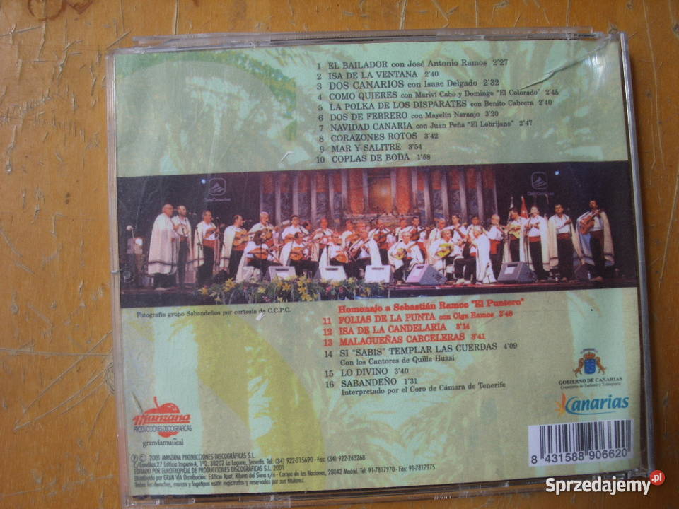 POP CD LOS SABANDEROSTEIGE Y NUBLO 2001 Wołów