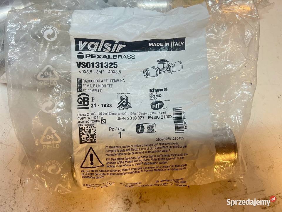 Trójnik Valsir 40x3534 Żary sprzedam