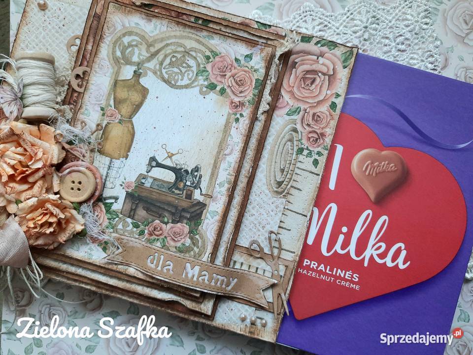 DZIEŃ MATKI czekoladki z dekoracją Rękodzieło Mszana Dolna