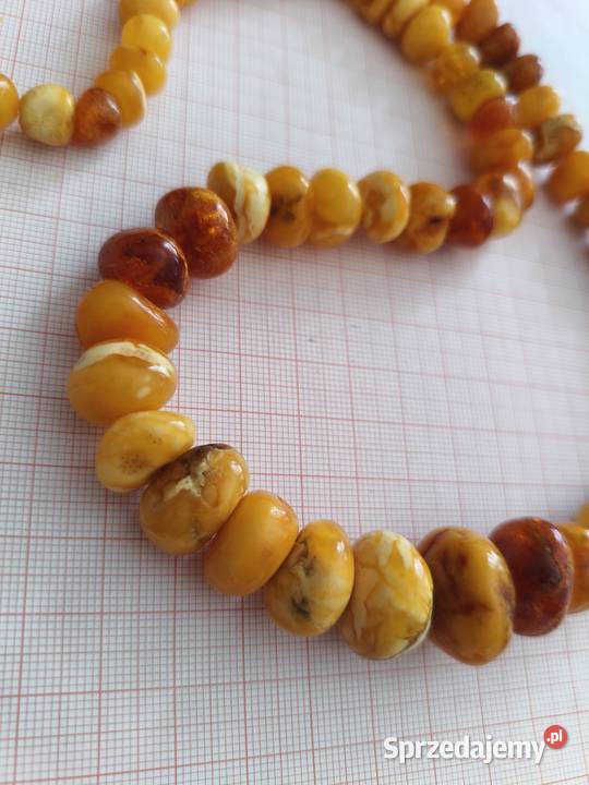 Naszyjnik Bursztyn Vintage