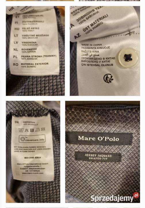 Koszulka polo L Marc OPolo bawełna 100 Lublin