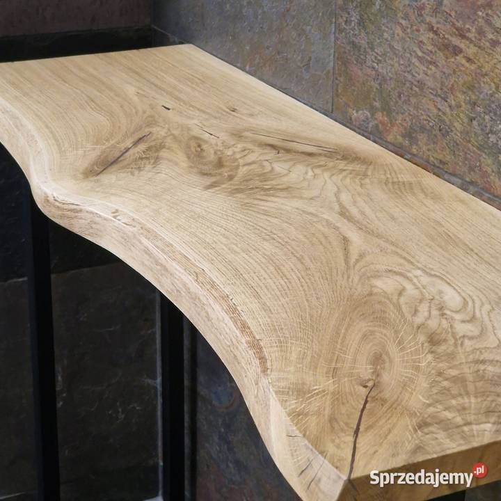 Konsola loft BLAT DĘBOWY NA WYMIAR naturalna warmińsko-mazurskie Bartoszyce