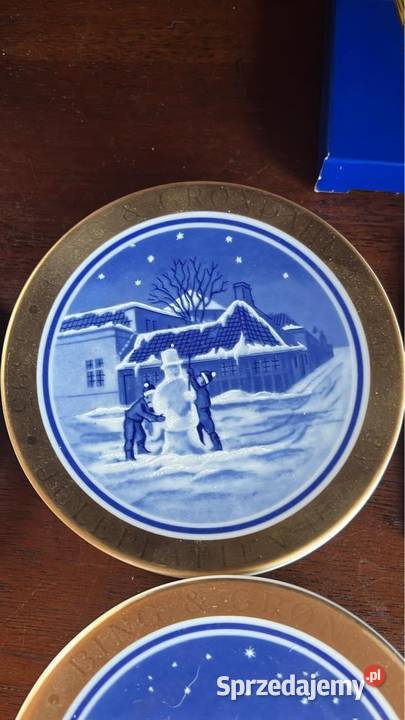 Talerzyk z okazji Bożego Narodzenia Bing Porcelana i szkło Gdańsk
