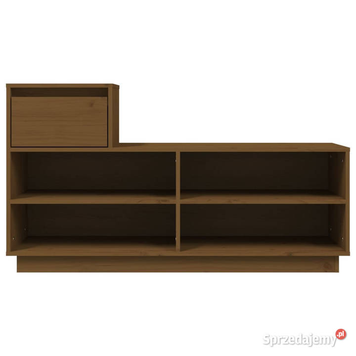 Szafka na buty miodowy brąz 110x34x61 lite Na buty