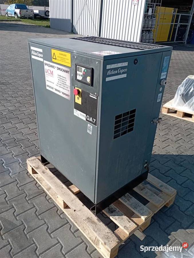 Sprężarka śrubowa Atlas Copco GA7 7KW S003799 Wilków