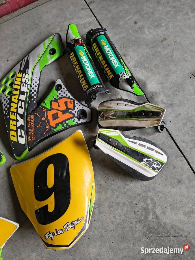 Kawasaki kx 250f osłony opony koła Plastiki Brzostek