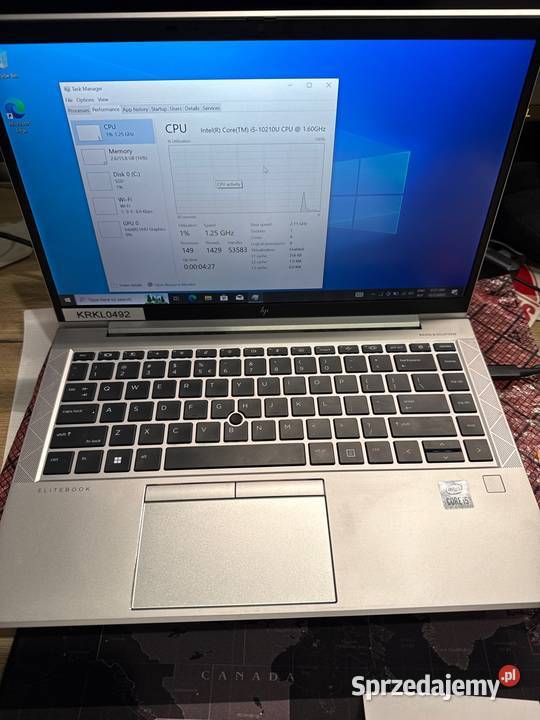 Laptop HP Elitebook 840 G7 i5 16GB RAM 256 ssd Kraków