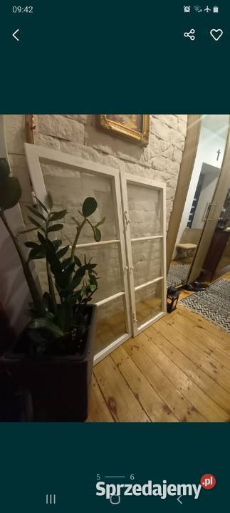 drewniane stare ramy okienne okucia Gdańsk