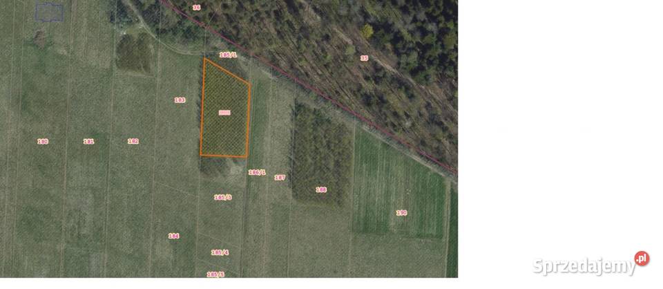 Sprzedam działkę budowlaną pod lasem Kielce