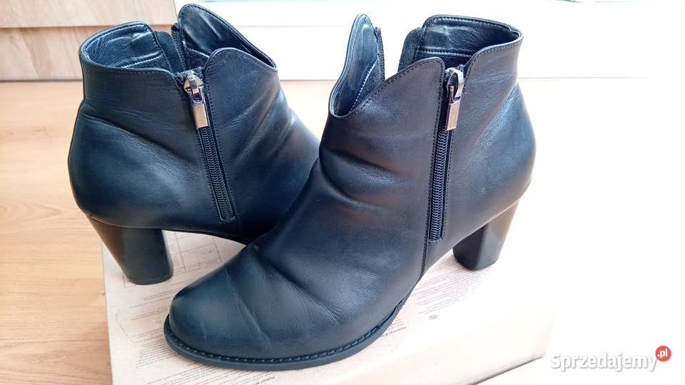 Buty trzewiki botki skóra r40 inna Rawicz