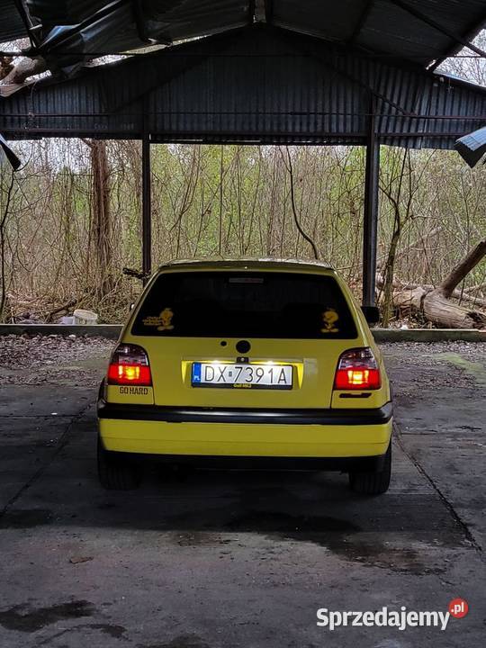 Golf MK3 Joker żółty nie spotykany zamiana żółty Samochody osobowe Wrocław