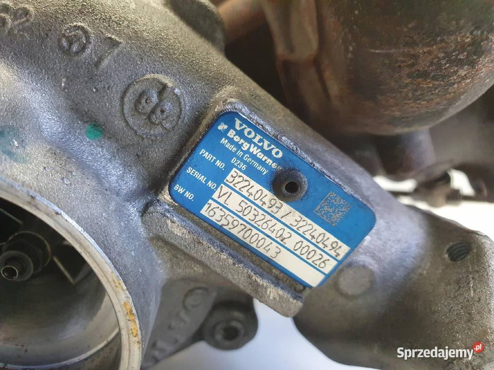 TURBOSPRĘŻARKA Volvo V60 II 20 D4 turbo 32240494 lubelskie