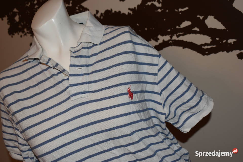 Elegancka Koszulka Polo Ralph Lauren w Granatowe Stargard