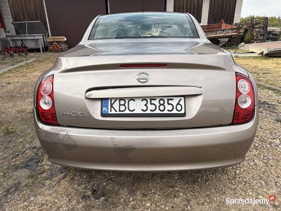 Nissan Micra Kabriolet 2007 14 Rok produkcji 2007