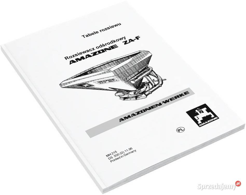 Amazone Instrukcja obsługi AD 252 302 402 AD252 Szamotuły