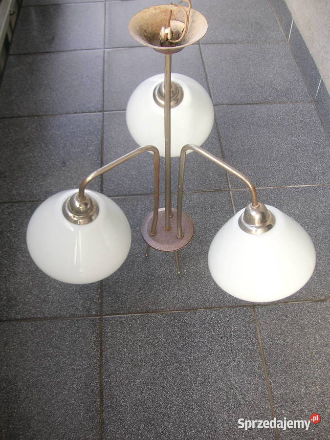 Żyrandol Sputnik z ok 1965 r Warszawa