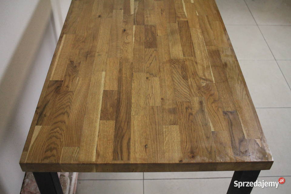 Stół do lokalu blat lity dąb klejony 3 sztuki Pszczyna