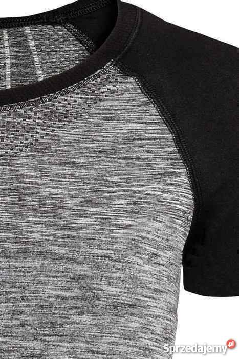Koszulka tshirt bluzka hm sport xs 34 czarna sprzedam