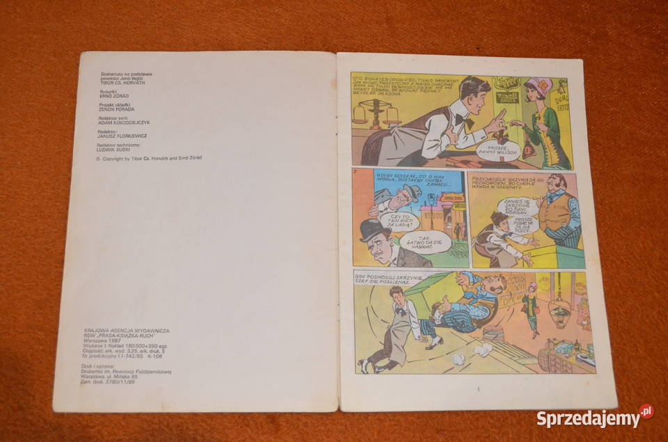 2 komiksy które rysował Ern Zrd sprzedam