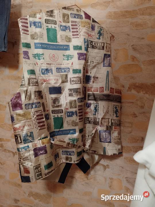 XL Claudio Luigi Granatowa kamizelka garniturowa Kraków