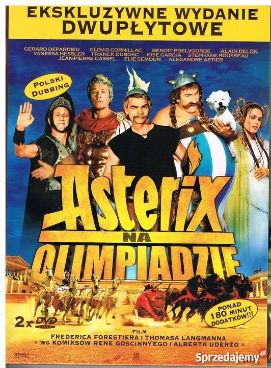 Asterix i Obelix 4 filmy 5 płyt DVD Łódź sprzedam