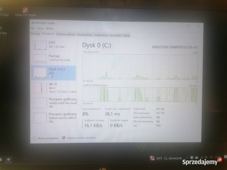 Laptop 14 mocny 14-14.9" małopolskie sprzedam
