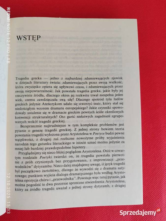 Ajschylos Sofokles Eurypides Antologia tragedii Katowice