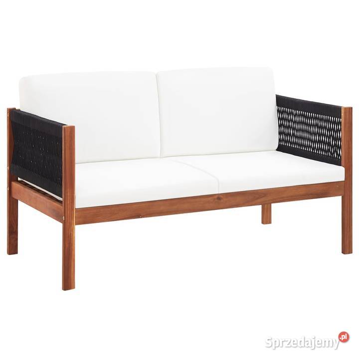 Sofa ogrodowa 2osobowa lite drewno akacjowe46341 sprzedam