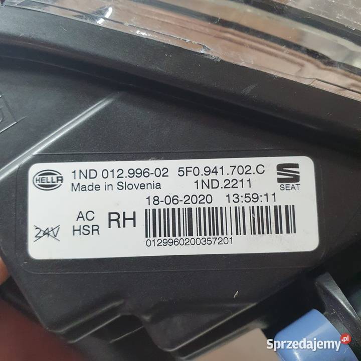 SEAT LEON III 3 LIFT LED DRL PRAWY PRZÓD Międzychód