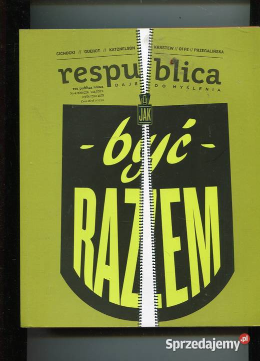 Nowa Res Publica Rocznik 2016 Kwartalnik Komplet Szczecin