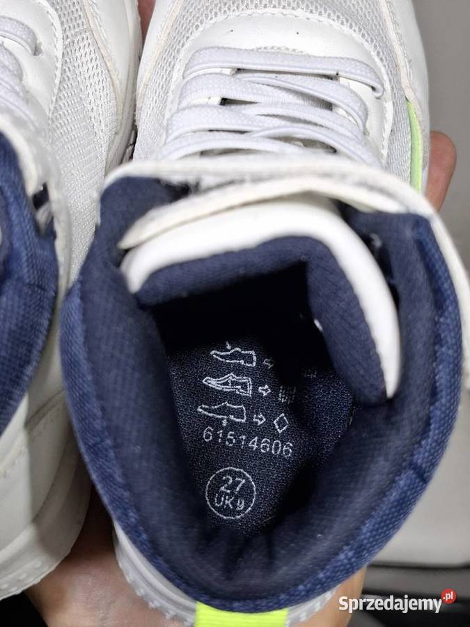 Bekkin 27 białe sportowe buciki dziecięce małopolskie Kraków