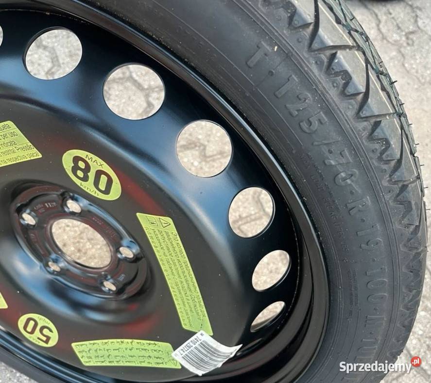 Koło zapasowe dojazdowe 5x112 Audi A4 S3 RS4 A5 Zamość